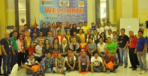 The IP leaders in SOCCSKSARGEN with DSWD, NCIP, DepEd, DOH and other national government agencies officials during the consultation dialogue for the construction of 135 classrooms recently in Koronadal City. There are 50 new schools in far flung IP communities have been opened for this project amounting to some P114.75 million.  